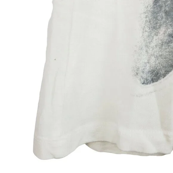 BOB MARLEY "Don't Gain The World And Lose Your Soul" White V-Neck T-Shirt Sz S - Picture 5 of 6